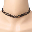 6 Pieces Choker Necklace Set Stretch Velvet Classic Gothic Tattoo Lace Chok