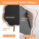Mini Thicker Black Chalkboards Signs Easy to Wipe Out,10 PCS Wood Small Mes Z4A3
