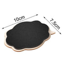 Mini Thicker Black Chalkboards Signs Easy to Wipe Out,10 PCS Wood Small Mes Z4A3
