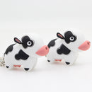 Cute Cow Keyring Led Torch With Sound Keychain Christmas Xmas Party Favors
