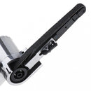 Linear 7100 10mm Pneumatic Air Belt Sander Drawing Machine Polishing Grinding Die-casting Aluminum Tools with 2Pcs Sanding Belts