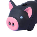 Cute Pig Keyring Keychain LED Light Touching with Sound Car Bag Pendant Cha X2H5