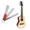 3pcs/set Guitar Fret Repairing Tool Set Stainless Steel Guitar Fretboard Fr