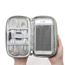 Boona 19cm*11cm Digital Accessories Storage Bag Double Layer 20000mAh Power Bank U Disk Memory Card USB Cable Organizer Travel Bag