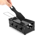 Iron Black Rectangular Cheese Raclette Grill Non-stick Pan BBQ Bakeware Kit