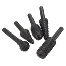 5pcs 1/4 Inch Shank HSS Rotary Burr Set Woodworking Tool
