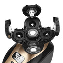 USB 5 IN 1 4D Rotary Electric Shaver Rechargeable Bald Head Shaver Beard Trimmer