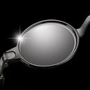 HD Anti-fatigue Reading Glasses PC Black Round Frame Resin Lens Presbyopic Glasses
