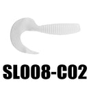 SeaKnight SL008 6pcs/lot 3.6g 70mm/2.7in Wobbler Soft Fishing Lure Maggots Worm Bass Drongo Lures