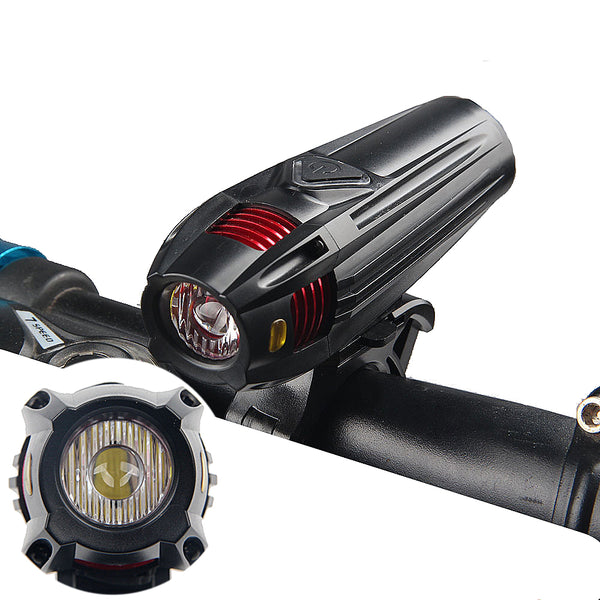 XANES XL41 650LM Bike Front Light 2 Modes USB Rechargeable Waterproof Night Riding Warning Light