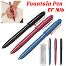 KACO RETRO Fountain Pen Hooded EF Nib Plastic Dot Clip Pen with Box Gift Ink Cartridges Pens