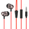 EN100 Unverisal 3.5mm Plug Stereo Heavy Bass Wired Earphone With Mic for iPhone Samsung Xiaomi