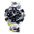 SBAO S8017-1 Dual Display Digital Watch Men Backlight Stopwatch Alarm Waterproof Sport Watch