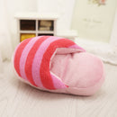 Cute Dog Toys Sound Soft Plush Slippers Pet Puppy Chew Squeaker Squeak Plush Sound Toy Pet Toys