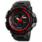 SKMEI 1343 Digital Watch Dual Display Chronograph 3 Time Waterproof Alarm Digital Quartz Wrist Watch