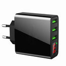 Bakeey 3.4A Current Voltage LED Display EU Wall Travel Charger for Smartphones Tablets