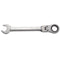 27 mm CR-V Steel Flexible Head Ratchet Wrench Metric Spanner Open End & Ring Wrenches Tool