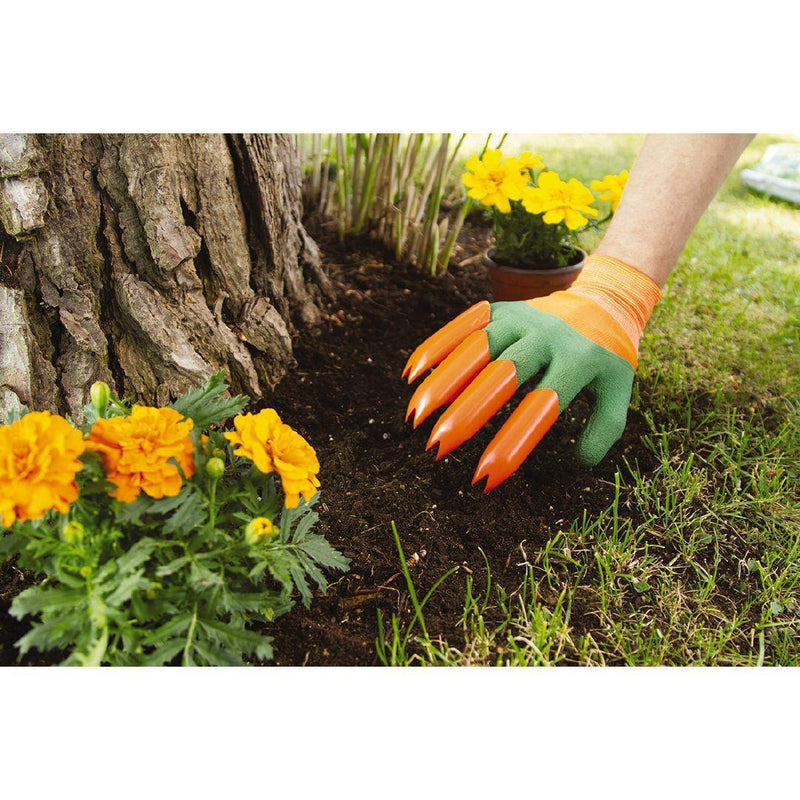 Yard Hands Gardening Planting Flowers Work Gloves Dipped Gloves Protective Insulation Gloves Plastic Digging Gloves