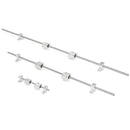 200/600/800mm x 8mm Linear Rail Shaft Rod with Bearing Guide Support and SCS8UU Bearing Block