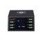 8 USB Port QC 3.0 Charger Dock Stand Station for Multiple Devices with for Phone Wireless Fast Charging