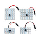 RGB 5050 SMD LED Lights Panel Car Interior T10 Festoon Dome Reading Map Lamp with Remote Control