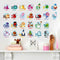DIY Children's Nursery School Background Alphabet Wall Stickers