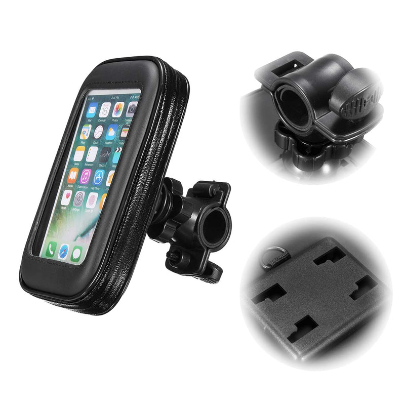 Universal Waterproof Adjustable Motorcycle Bike Bicycle Handlebar Mount Holder Bag for Smartphones