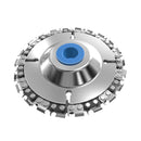 Drillpro 2pcs 4 Inch Grinder Chain Disc 22 Tooth Wood Carving Disc For 100/115 Angle Grinder