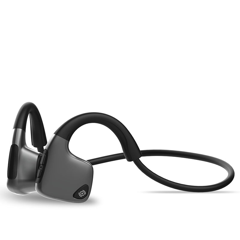R9 Portable Bone Conduction bluetooth 5.0 Headset Noise Reduction Stereo 3D Wireless Earphone With Mic Support
