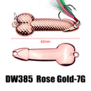 Zanlure 1pc 7g 15g 28g 36g DD Metal Spinner Spoon Lure Fishing Lure with Feather Hook Sea Fishing
