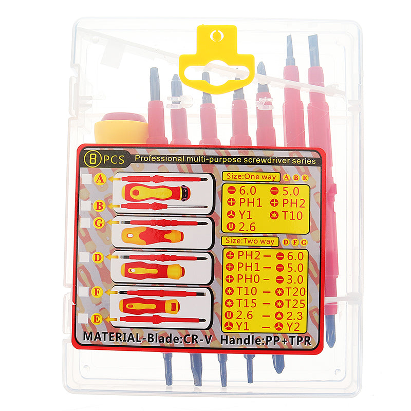7pcs 1000V Electronic Insulated Screwdriver Set Repair Tools