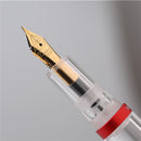 MOONMAN M2 Fountain Pens Dropper Iridium Point Extra Fine Nib Transparent Office School Supplies