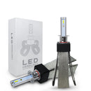Roadsun 2pcs 12V/24V T8 LED Bulb H1/H4/H7/H11/9005/9006 White Headlights 60W 6000Lm COB Headlamp Auto Fog Light Lamp Bulb