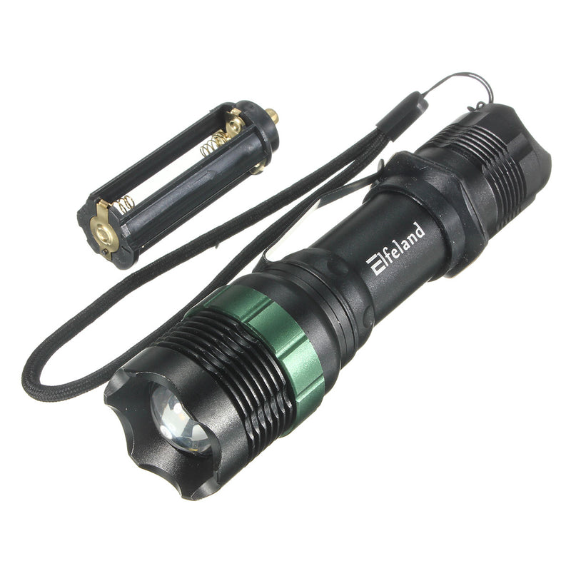Tactical 900LM T6 LED Zoomable Torch Rechargeable LED Flashlight Lamp 18650