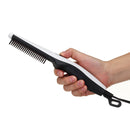 Electric Hair Styling Curler Multi-functional Negative Ion Heating Beard Styler Hair Straightener Comb