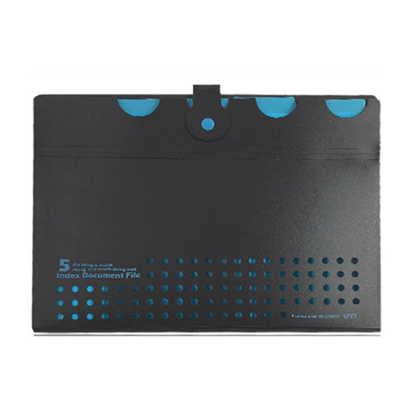 Single Button Organ Bag A4 Multi-Layer Folder Multi-Function Portable File Folder