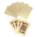 Gold Plated Poker Playing Cards With Wooden Box For Party Casino Christmas