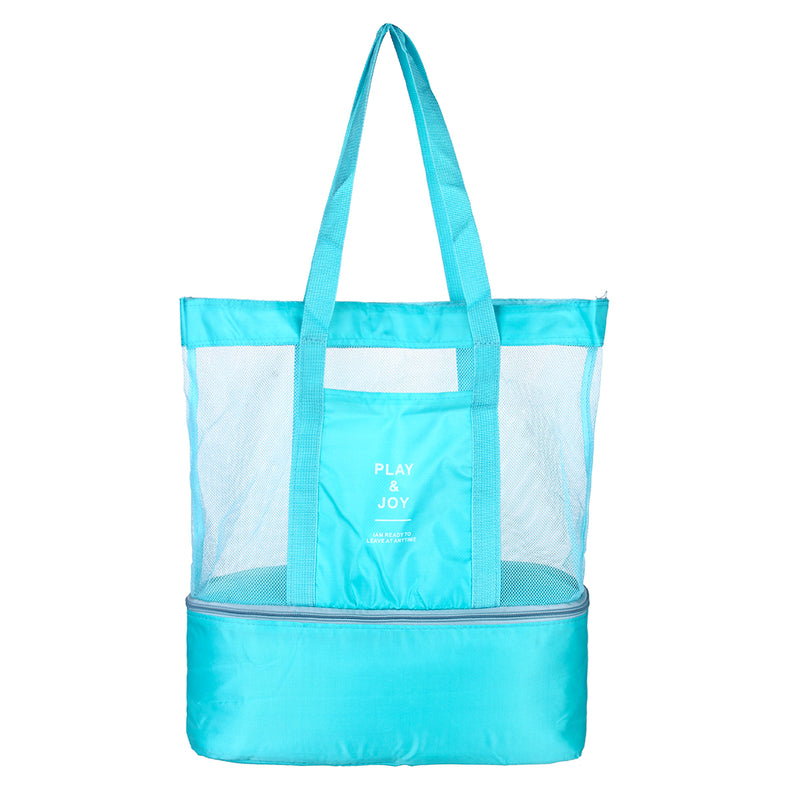 Double Layer Insulation Bag Picnic Lunch Box Tote Thermal Storage Beach Pouch Lunch Bag