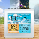 Bakeey Weather Station Daily Clock Low battery Alarm Thermometer Hygrometer Outdoor Indoor Temperature Humidity Sensor