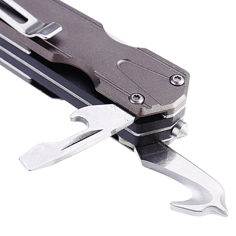 Sanrenmu 7117 Multifunctional  Folding EDC Tools Saw Rope Cutter Screwdriver Bottle Opener Screwdriver Glass Breaker Outdoor Survival