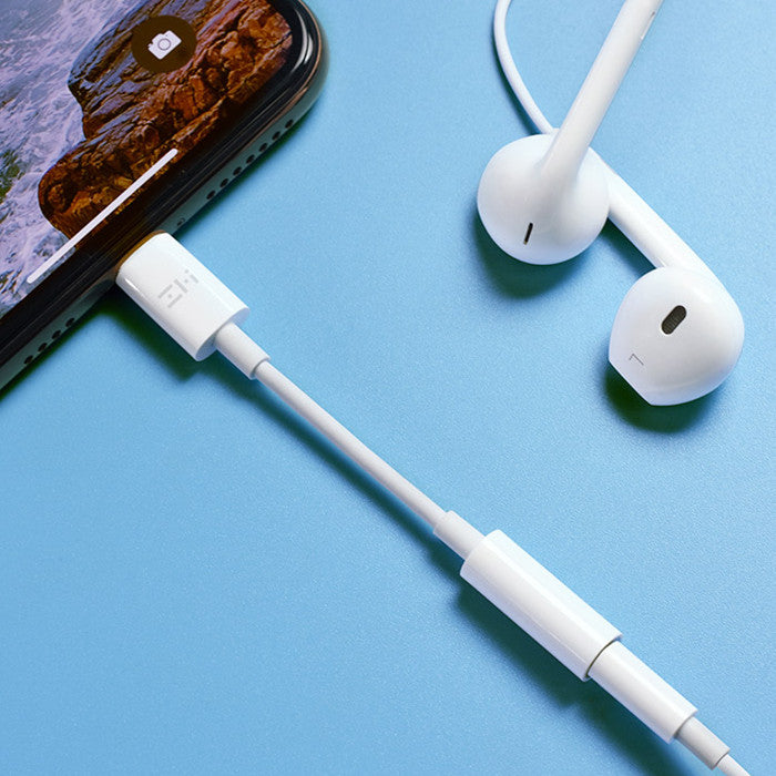 Original ZMI Lightning for 3.5mm Fast Charging Headphone Jack Cable Adapter for iPhone S8 X