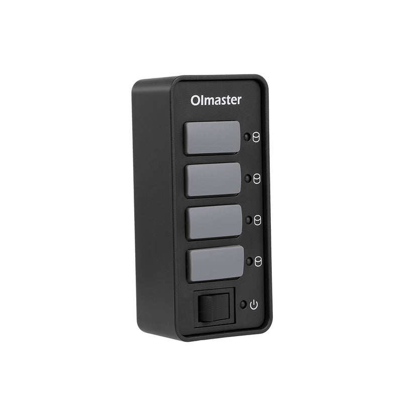 OImaster HB-8517U3 USB3.0 4 Ports Adapter 5Gbps with Dustproof Cap Switch Connector USB Hub for PC Laptop
