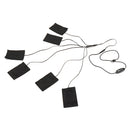 5-12V 6 in 1 Clothes Heating Pads Adjustable Temp 3 Gear Thermal Vest USB Electric