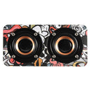 M5 Wooden Dual Driver Unit TF Card AUX FM Radio Stereo Bass bluetooth Speaker With Mic