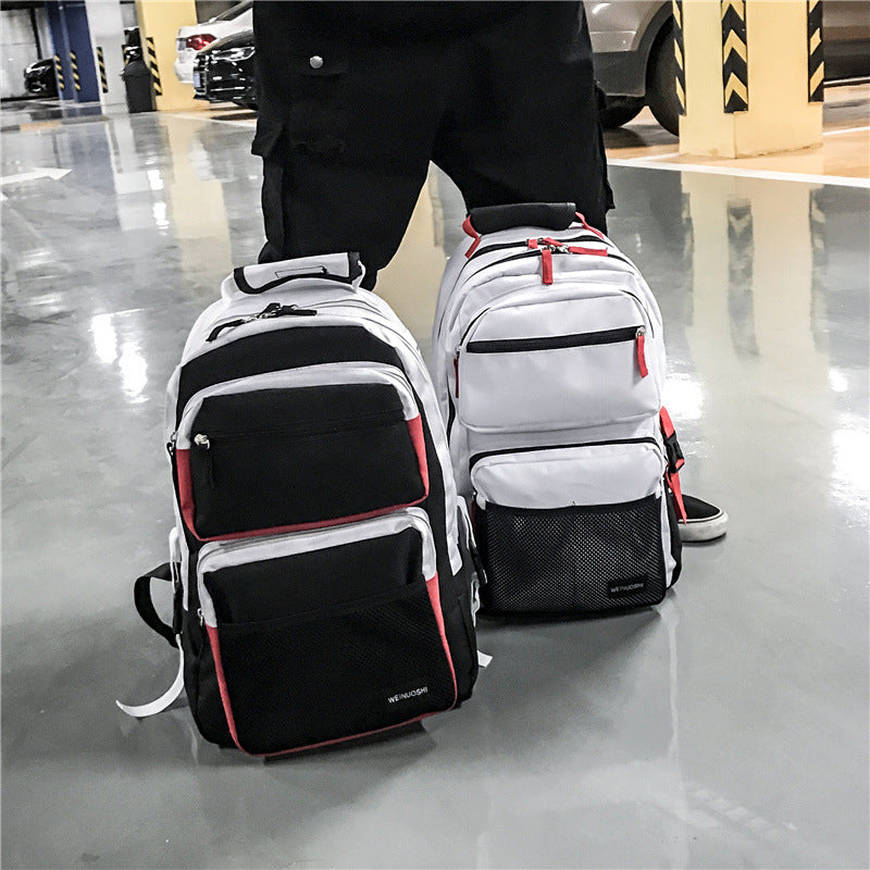 YK181 Large Capacity Backpack Womens Waterproof Shoulder Bag Laptop Bag Casual Travel Backpack