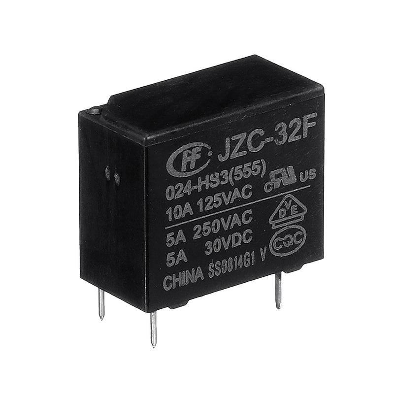 5Pcs HF32F-JZC-32F- 005 012 024-HS3 Relay Module 10A 4Pin