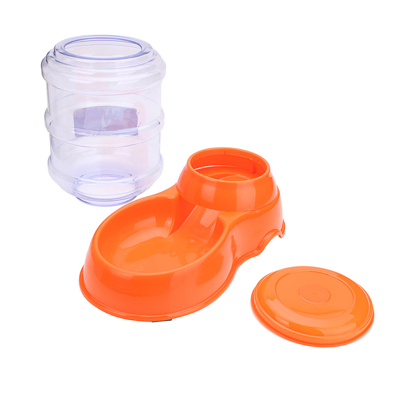 3.5L Large Automatic Pet Dog Cat Food Drink Dispenser Water Bowl Feeder Dish