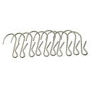 10-Pack 304 stainless steel Clip Type Hanging Hooks, Holds up to 10 lbs A8V5