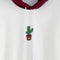 Women Long Sleeve Hoodies Sweatshirts Drawstring Block Cactus Oversized Hoo Y7E2