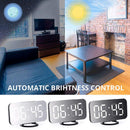 Digital alarm clock - stylish led clock with the USB port, a huge display,  E2F9